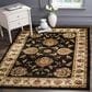 Safavieh Lyndhurst LNH555 4" x 6" Black and Ivory Area Rug, , large