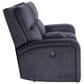 Steve Silver Lovell Power Console Loveseat in Charcoal, , large