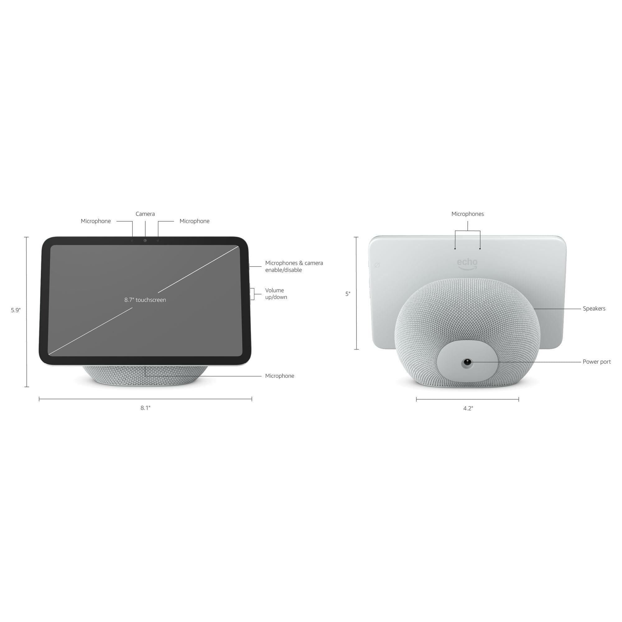 Amazon Echo Show 8 Smart Display with Spatial Audio in Graphite