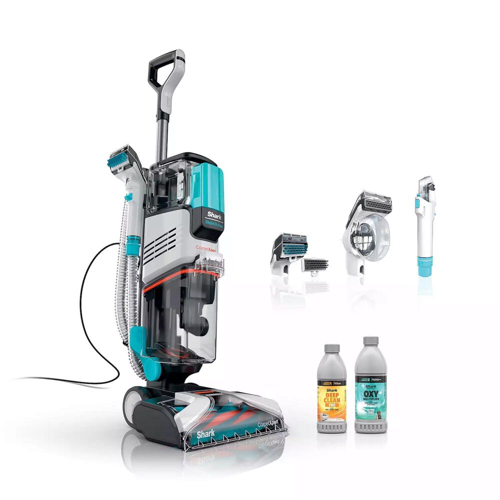 Shark CarpetXpert with StainStriker Upright Deep Carpet Cleaner in Teal, , large
