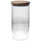 Housewares International 47 Oz Vertical Ribbed Jar in Clear, , large