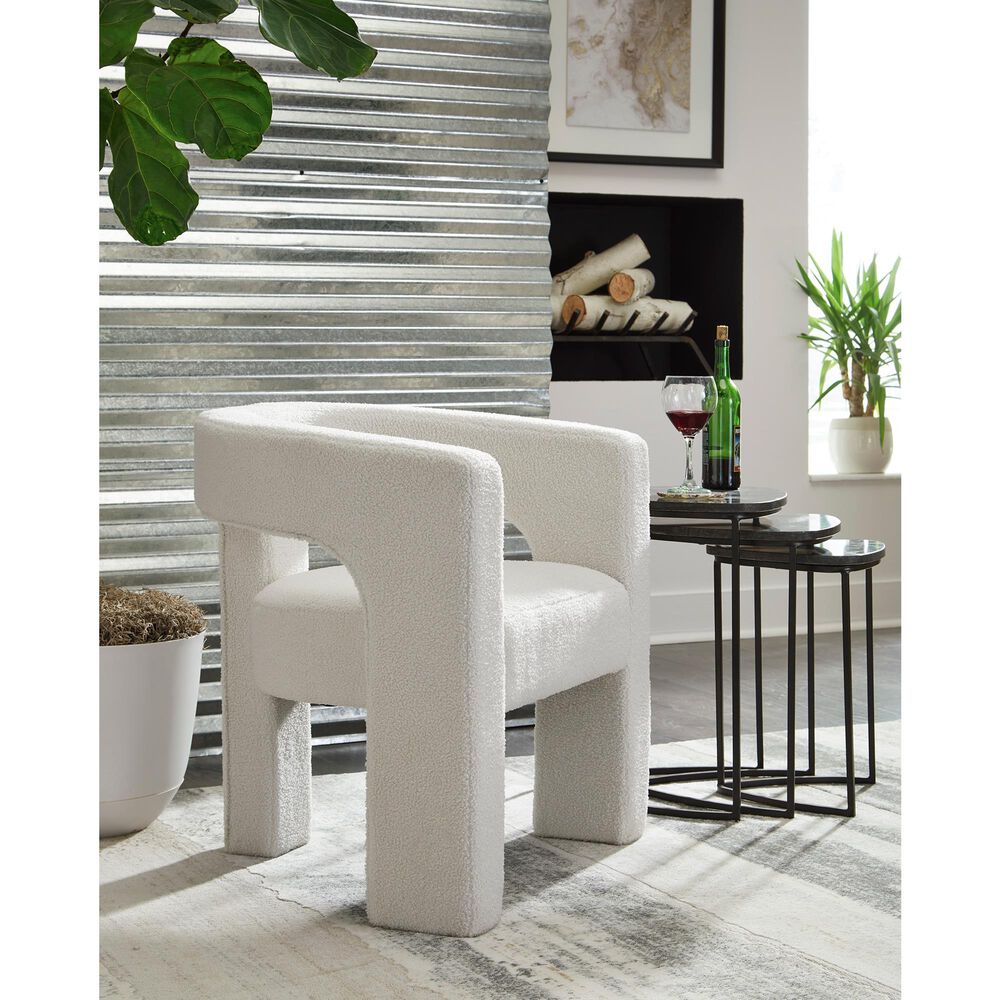 Ashley Landick Accent Chair in Ivory, , large