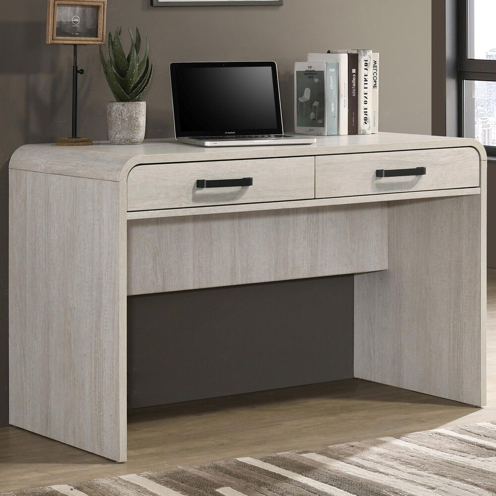 Crown Mark Nyomi Writing Desk in Antique White, , large