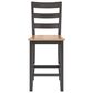 Ashley Gesthaven Counter Stool in Light Natural and Dark Brown, , large