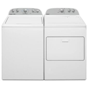 Whirlpool 3.9 Cu. Ft. Top Load Washer and 7.0 Cu. Ft. Electric Dryer Laundry Pair in White, , large