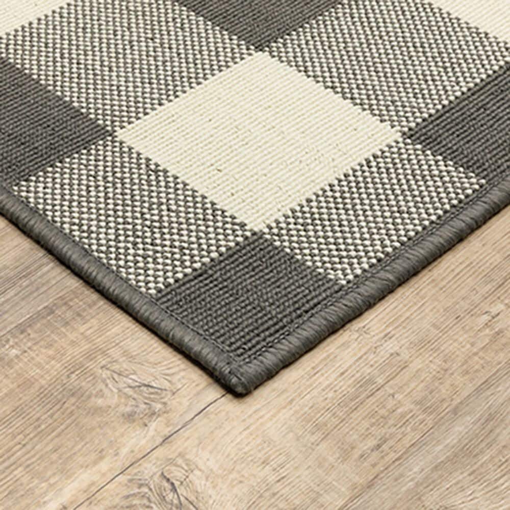 Oriental Weavers Marina Geometric 2598W 8&#39;6&quot; x 13&#39; Gray Area Rug, , large