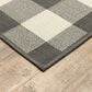 Oriental Weavers Marina Geometric 2598W 8"6" x 13" Gray Area Rug, , large