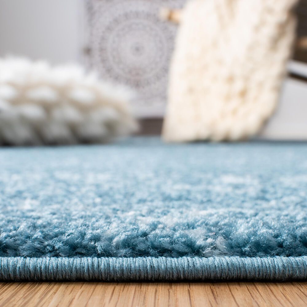 Safavieh Tulum 2&#39; x 9&#39; Turquoise and Blue Runner, , large