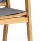 Hearth and Haven McGill Outdoor Dining Chair with Dark Grey Rope Seat in Brown (Set of 2), , large