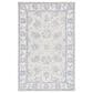 Safavieh Micro-Loop Traditional 5" x 8" Light Blue and Ivory Area Rug, , large