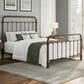 Richlands Furniture Kirkland Queen Slat Metal Bed in Dark Bronze, , large