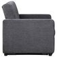 Steve Silver Convertible Sleeper Chair in Gray, , large