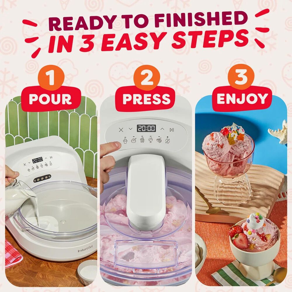 Instant Brands 13" Ice Cream Maker in Sea Salt, , large