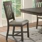 Hawthorne Furniture Sullivan Slat Back Side Chair w/Web Cushion Seat in Burnished Clay, , large