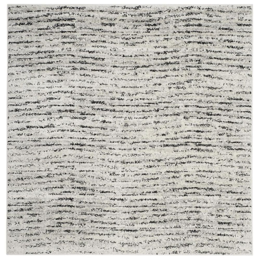 Safavieh Adirondack ADR117B 4" Square Ivory and Silver Area Rug, , large