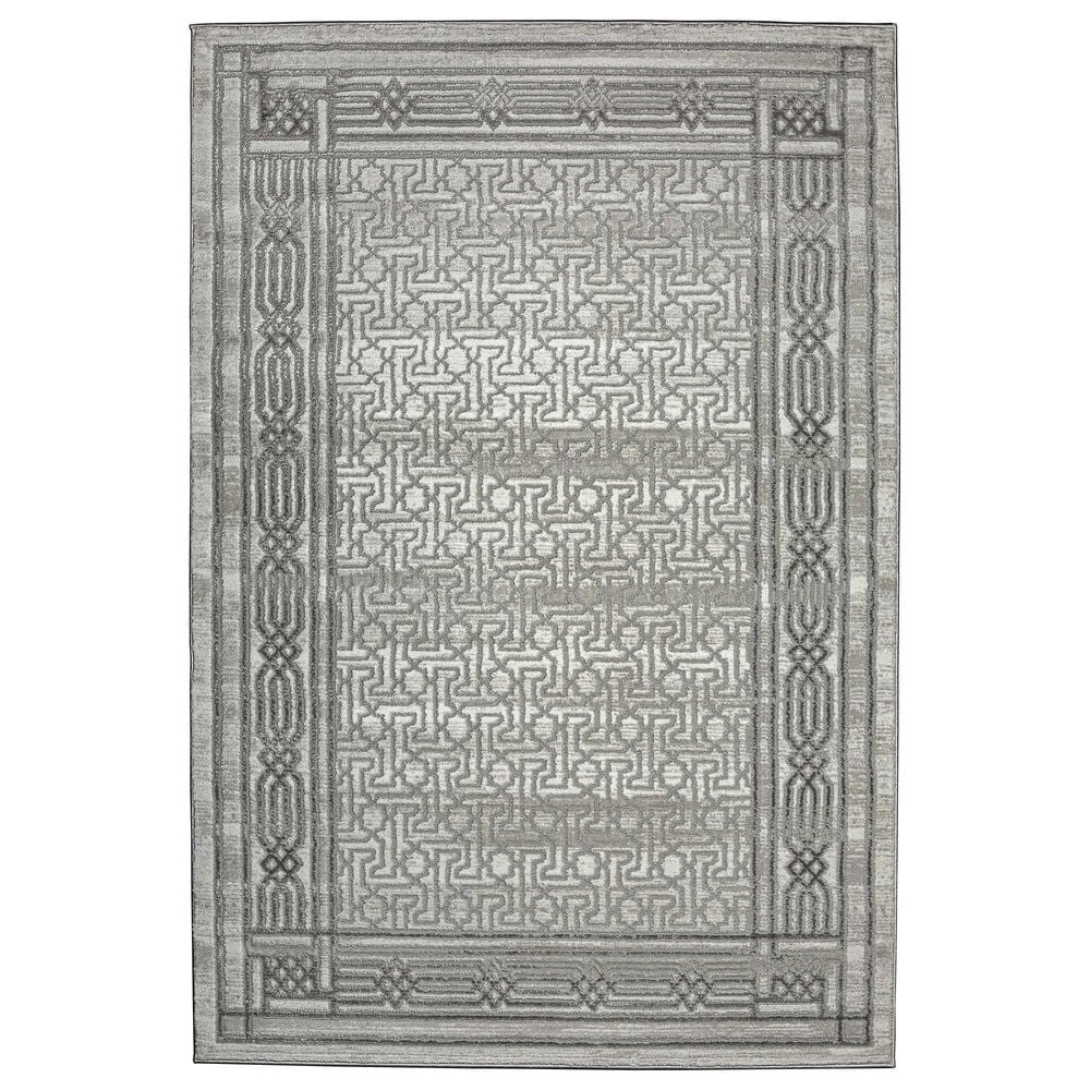 Radici USA Davide Southwestern 7"10" x 10"6" Grey Area Rug, , large