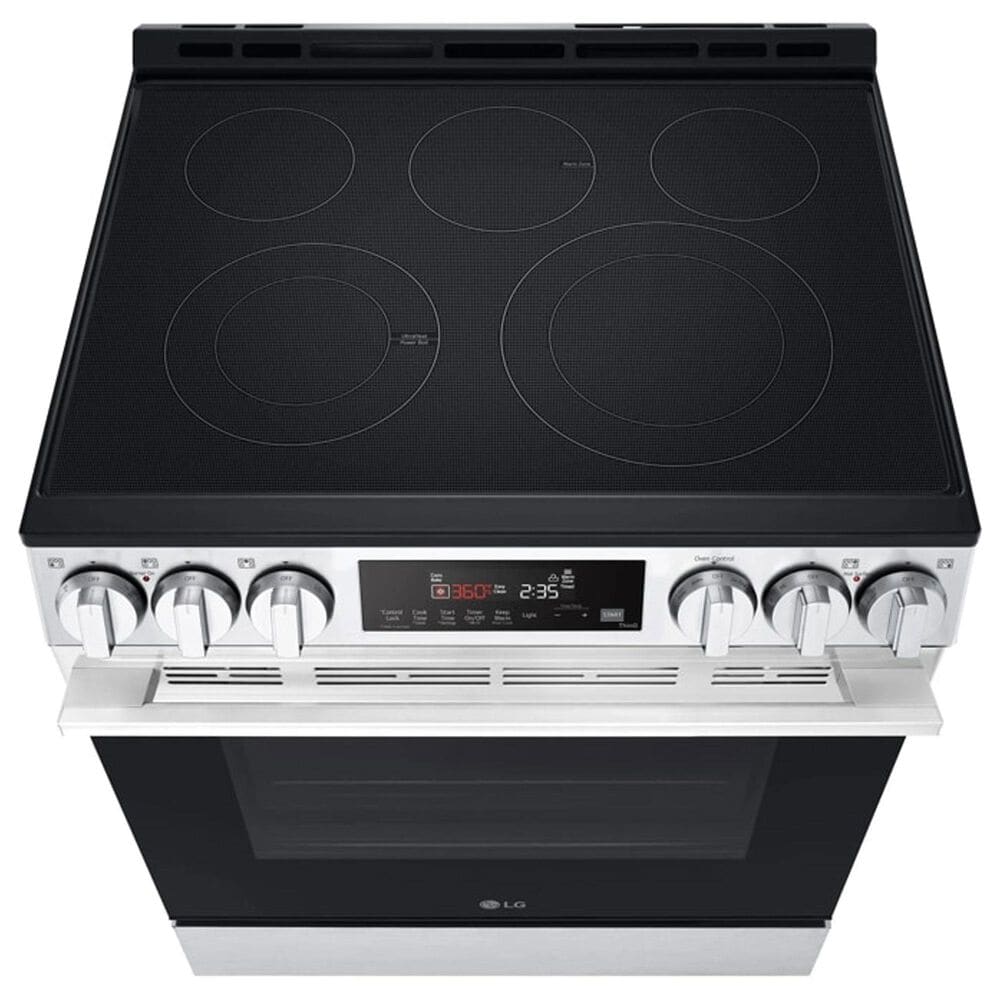 LG 6.3 Cu. Ft. Smart Electric Slide-in Range with Air Fry and EasyClean in PrintProof Stainless Steel, , large
