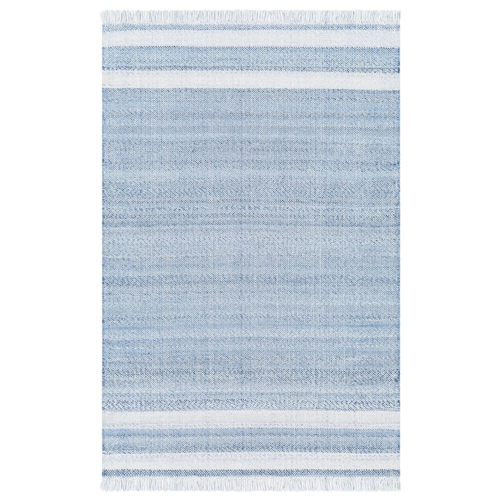 Surya Primrose PRM2302 10" x 14" Off-White, Denim, Light Blue and Ice Blue Indoor/Outdoor Area Rug, , large