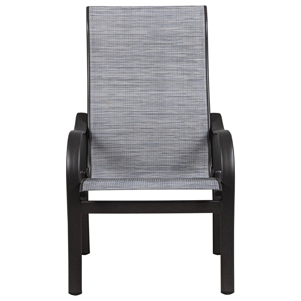 Tropitone Banchetto and Shoreline 5-Piece Patio Dining Set in Gray Gate, , large