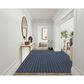 Nourison Twist Reversible 9" x 12" Blue Indoor/Outdoor Area Rug, , large