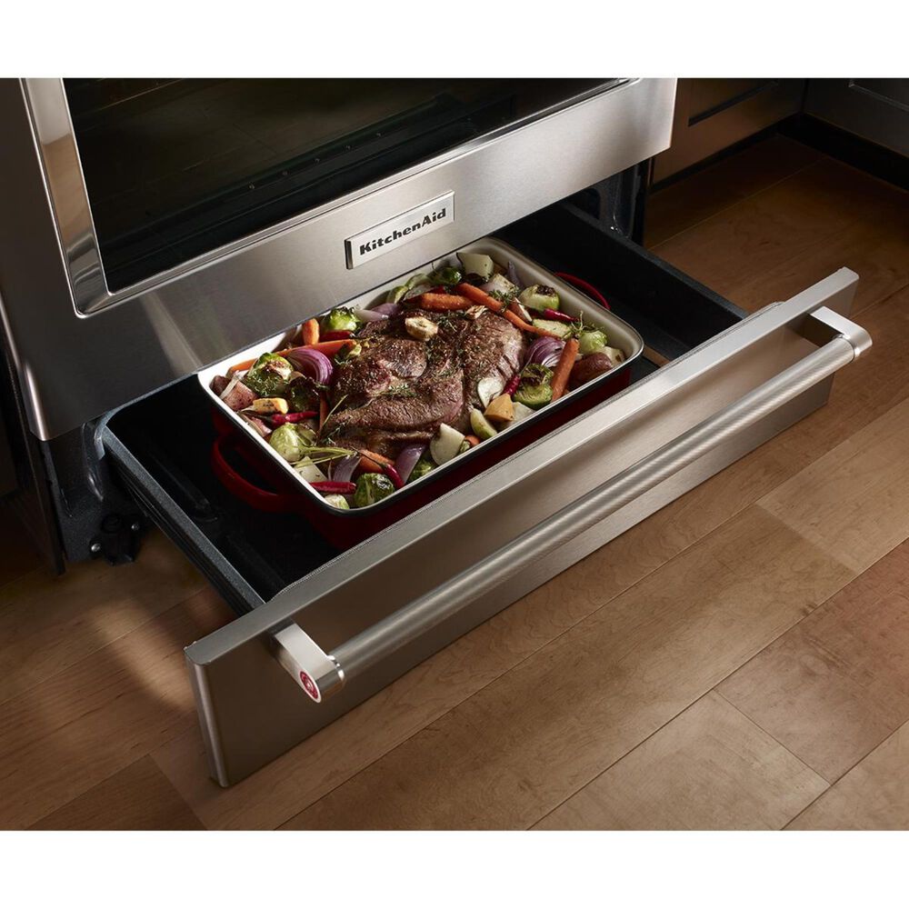 KitchenAid 30 Inch 5Element Electric Convection SlideIn Range with