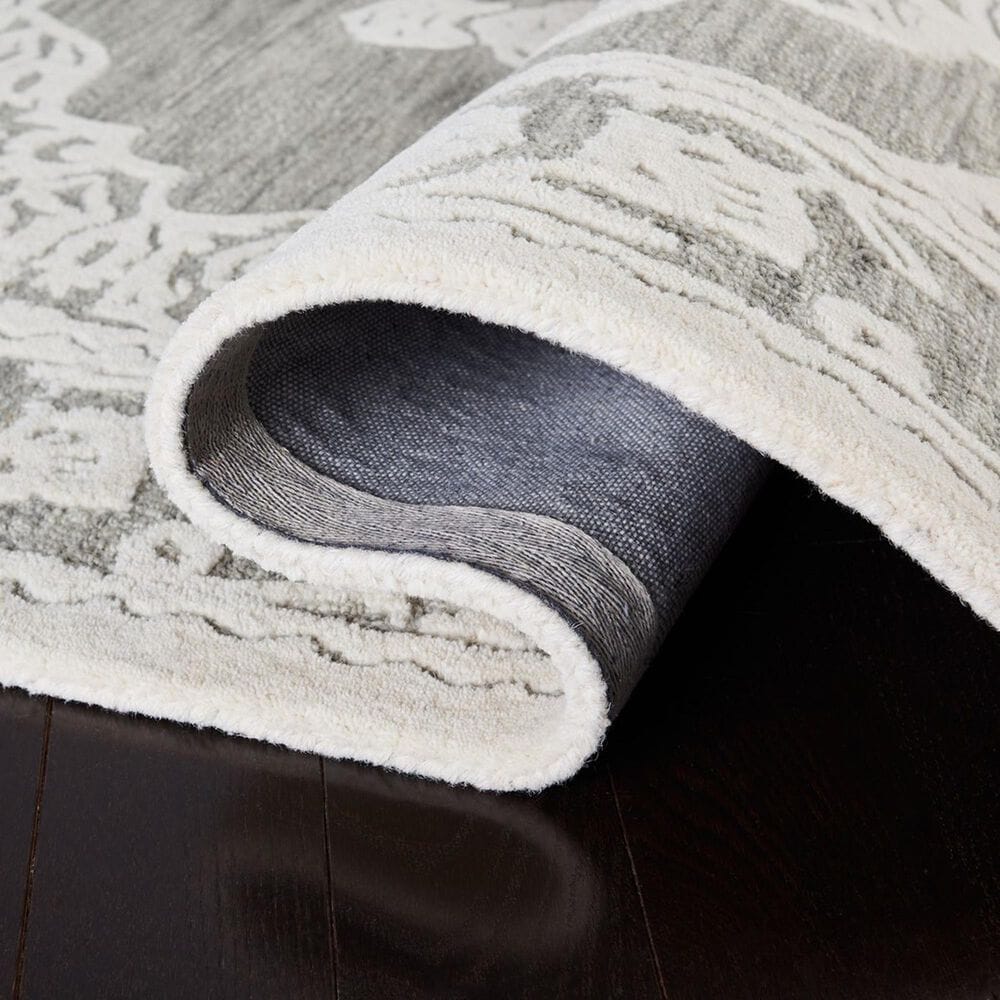 Safavieh Micro-Loop MLP275F 2&#39;3&quot; x 8&#39; Gray and Ivory Runner, , large