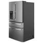 GE Profile 27.9 Cu. Ft. Smart 4-Door French-Door Refrigerator with Kitchen Assistant in Fingerprint Resistant Stainless Steel, , large