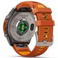 Garmin fenix 9 Pro Smartwatch 47mm Titanium with Autumn Orange and Spark Orange Silicone Band, , large