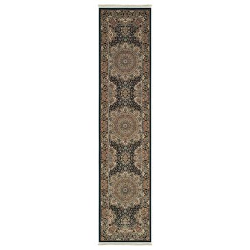 Oriental Weavers Masterpiece 5501K 2"3" x 10" Black Runner, , large