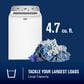 Maytag 4.7 Cu. Ft. Top Load Agitator Washer and 7.0 Cu. Ft. Top Load Electric Wrinkle Prevent Dryer in White, , large