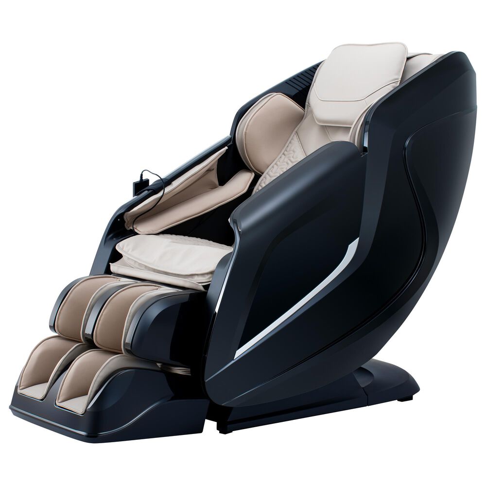 Cozzia Shiatsu Massage Chair with 2D Li Flex Track in Taupe, , large