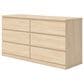Ashley Onita 6-Drawer Dresser in Natural, , large