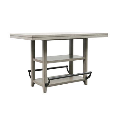 Drew and Jonathan Home Essex Bar Height Dining Table in Gray - Table Only, , large
