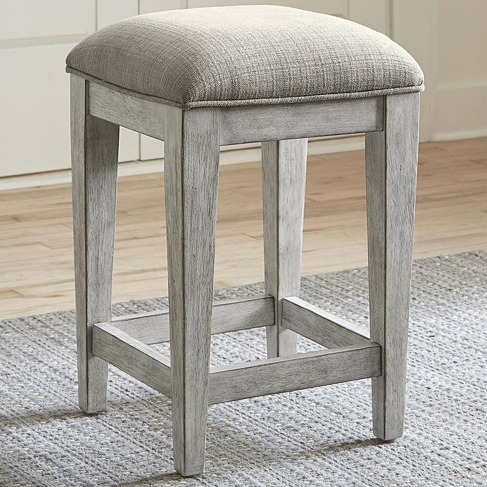 Belle Furnishings Heartland 26" Console Counter Stool in Antique White, , large