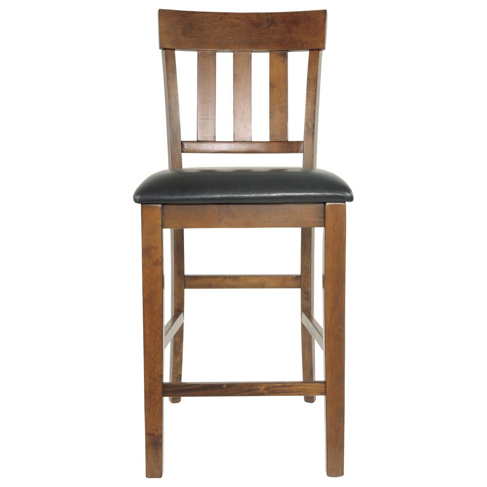 Ashley Ralene 7-Piece Counter Height Dining Set in Medium Brown, , large