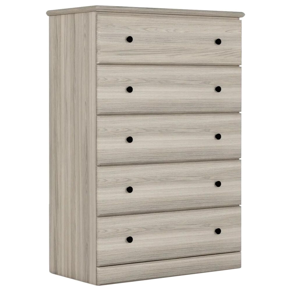 Lemoore Big Chester 5-Drawer Chest in Swidish Grey Elm, , large