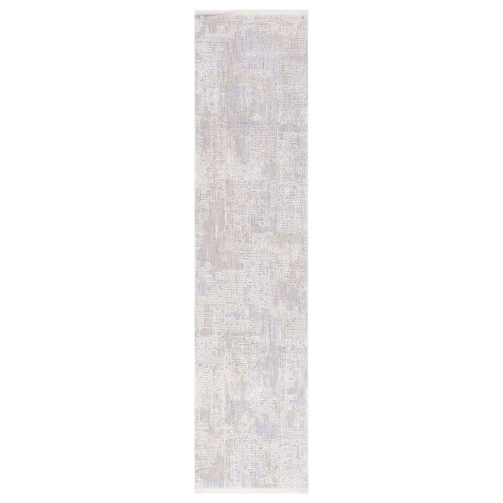 Safavieh Marmara MRM314F 2" x 8" Grey, Beige and Blue Runner, , large