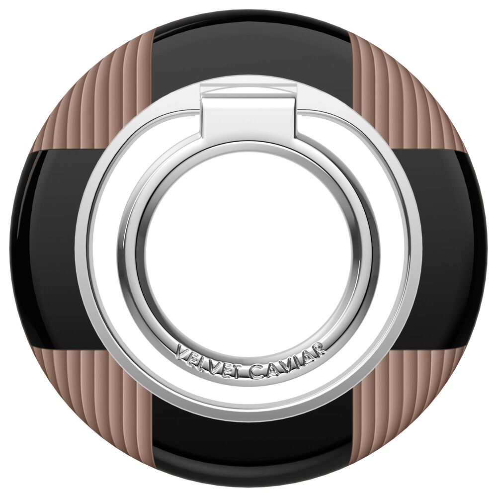 Velvet Caviar MagSafe Phone Grip Ring in Mocha Vibe Checkered, , large