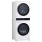LG Single Unit WashTower with Center Control 5.0 cu. ft. Front Load Washer and 7.8 cu. ft. Electric Ventless Heat Pump Dryer in White, , large