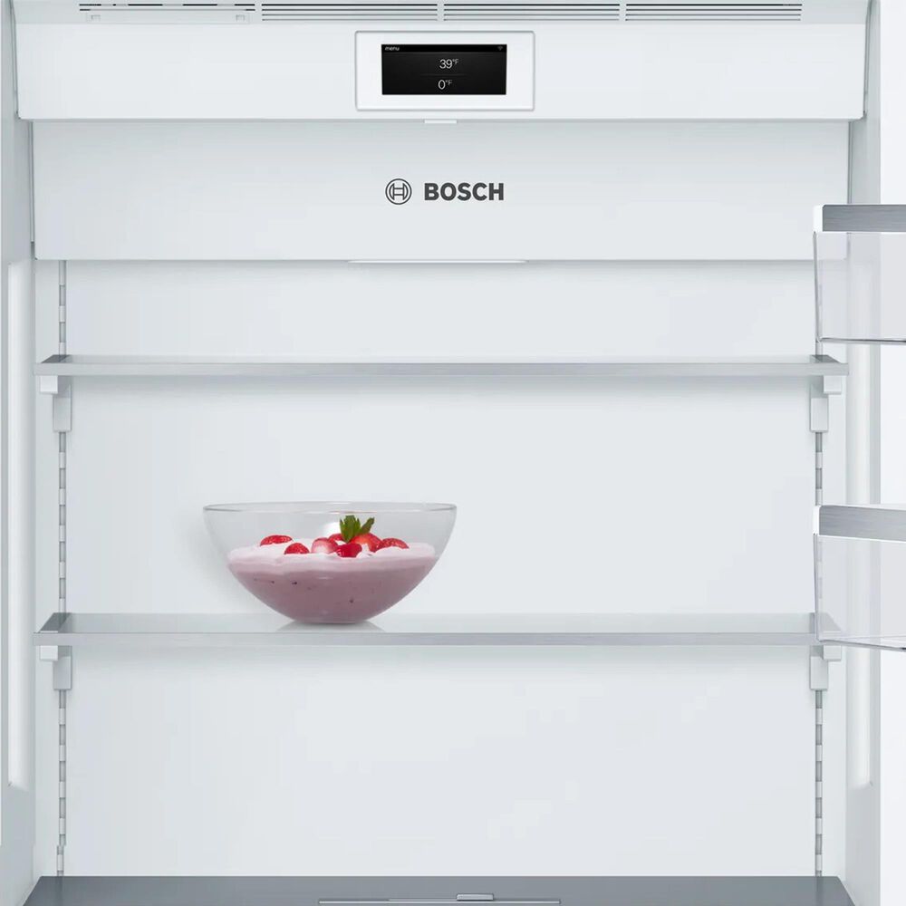 Bosch 16 Cu. Ft. Built-in Bottom Freezer Refrigerator in Stainless Steel, , large