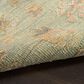 Nourison Heritage Vine HTV02 Light Blue 12" x 15" Area Rug, , large