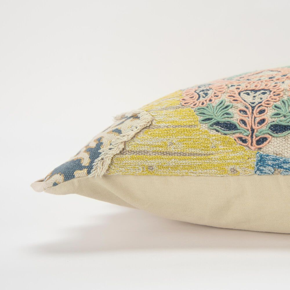 Rizzy Home Geometric 14&quot; x 26&quot; Pillow in Navy, , large