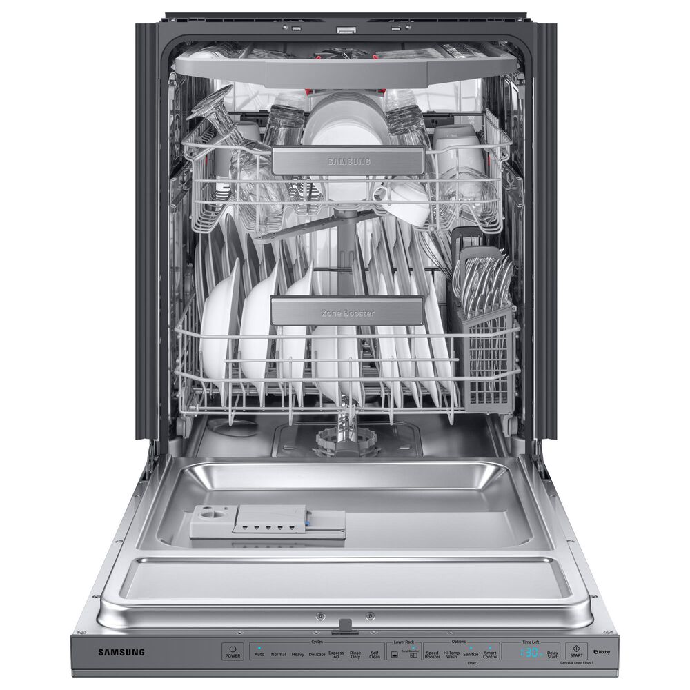 Samsung 2-Piece Kitchen Package with 29 Cu. Ft. 4-Door French Door Refrigerator and Dishwasher in Stainless Steel, , large