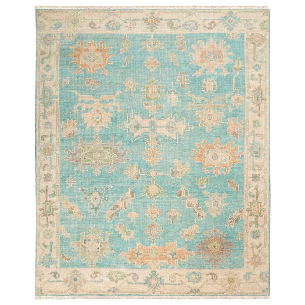 Nourison Odessa Blue and Multicolor 10" x 14" Area Rug, , large
