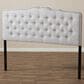Baxton Studio Lucy King Panel Headboard in Greyish Beige, , large