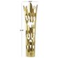 Maple and Jade 8.5" Abstract Drip Decorative Vase with Melting Designed Body in Satin Gold, , large