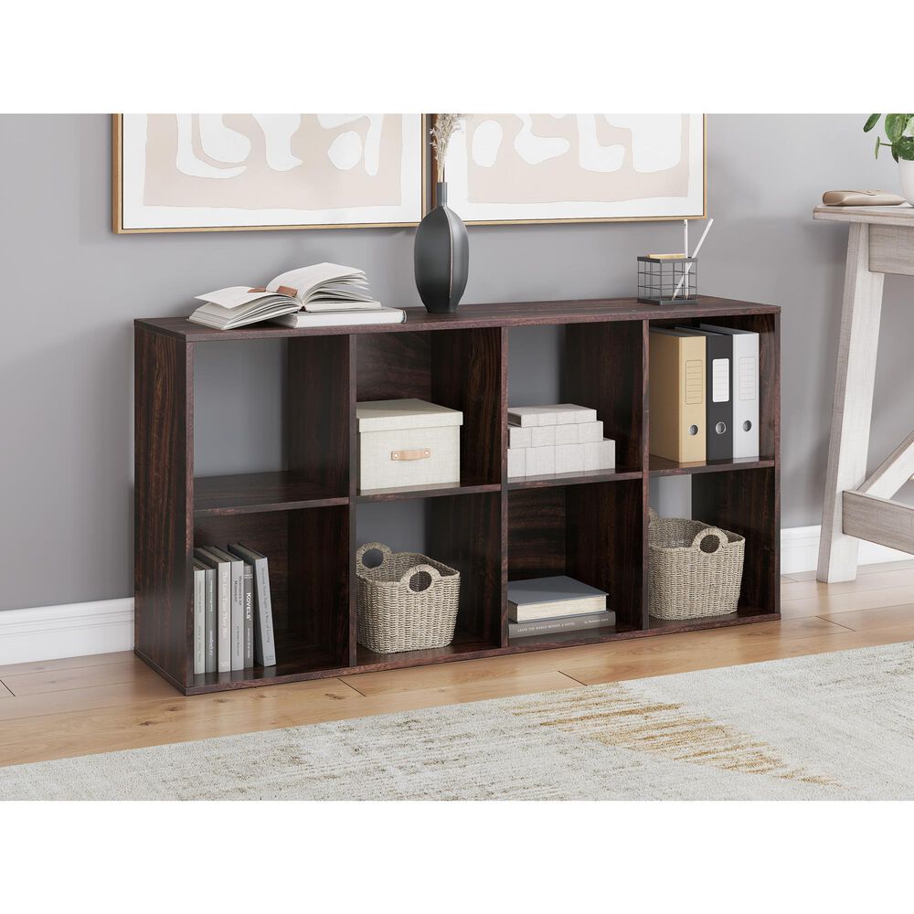 Ashley Glosmount 8-Cube Organizer in Cherry and Light Brown, , large