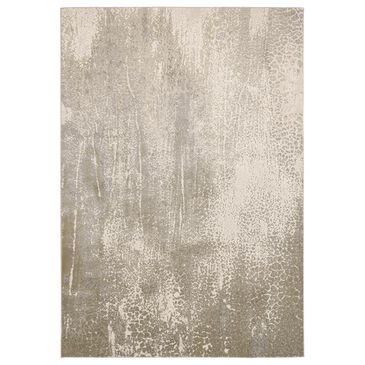 Feizy Rugs Aura 1"8" x 2"10" Ivory and Gold Area Rug, , large