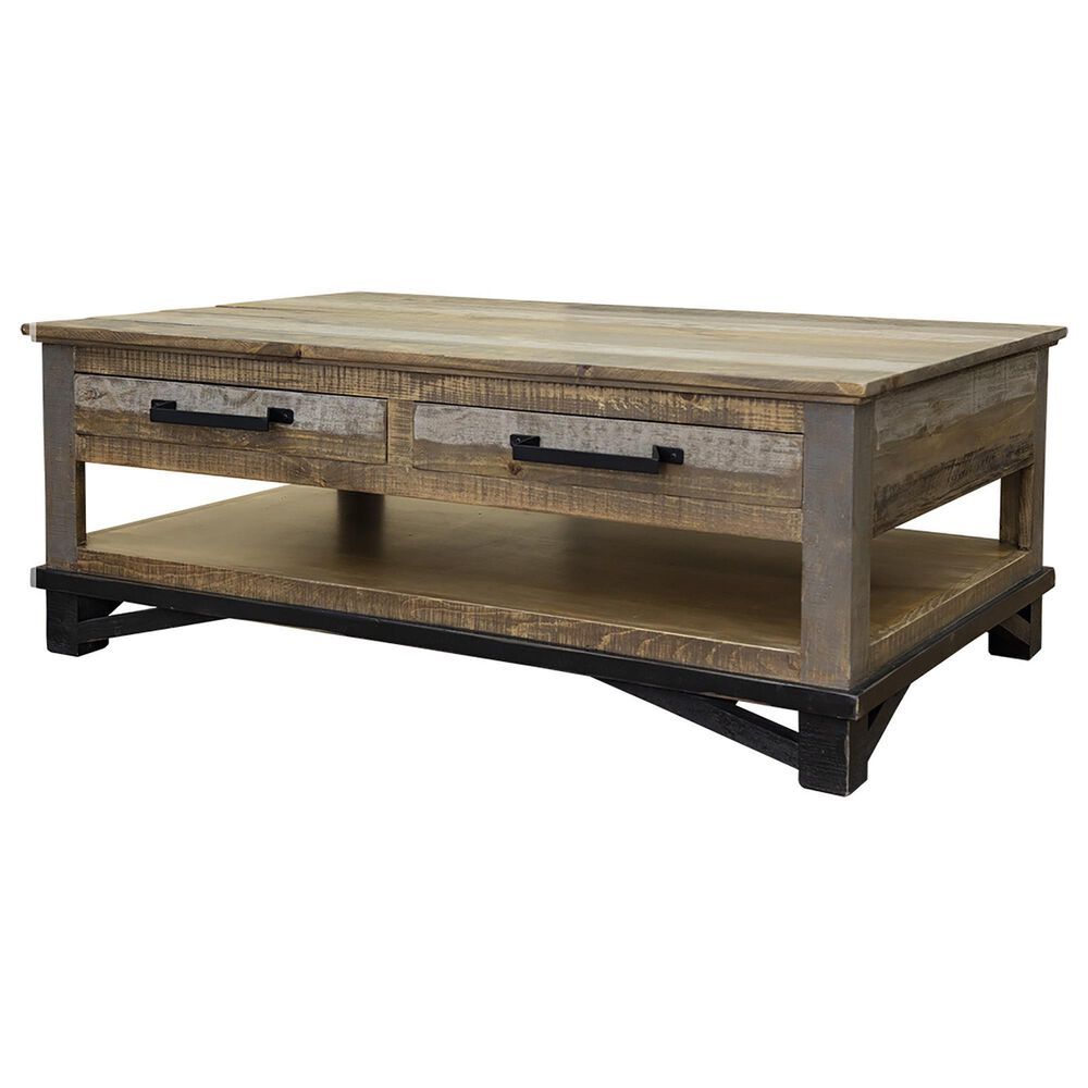 Fallridge Loft Cocktail Table in Gray and Brown, , large