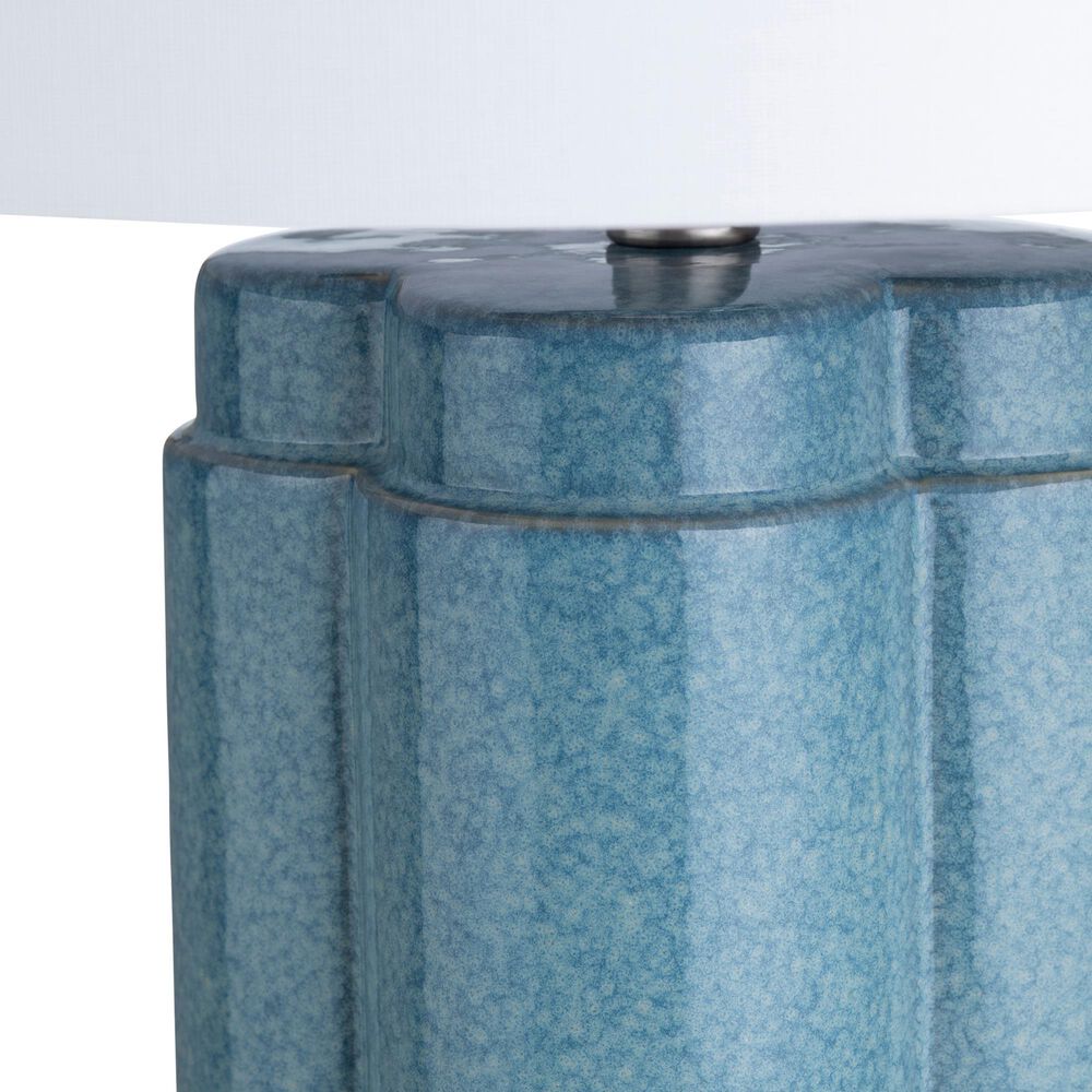 Crestview Collection 30.25&quot; Ceramic Table Lamp in Blue, , large